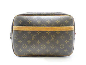 Louis Vuitton Reporter Shoulder Monogram Bag Brown